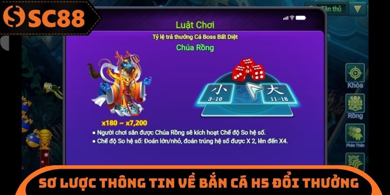 Sơ lược thông tin về bắn cá H5 đổi thưởng